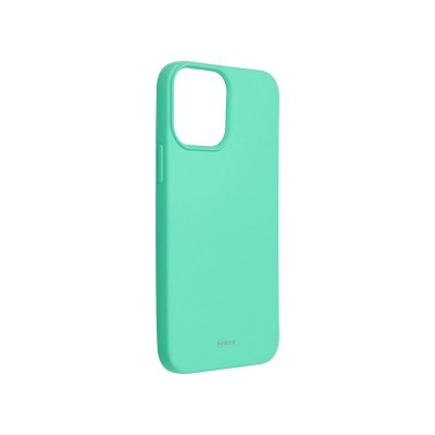 Husa iPhone 14 Pro Max, Protectie Jelly, Silicon Mint